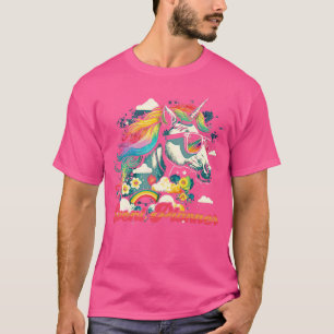 Camiseta Planificador de eventos Rainbow Unicorn
