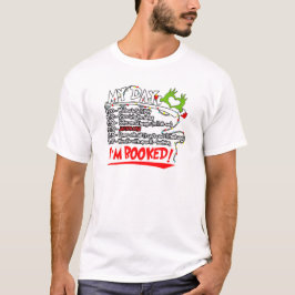 Camiseta Planificador Divertido de Navidad Mi Día Estoy Res