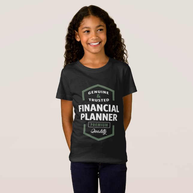 Camiseta Planificador financiero | Ideas de regalo (Anverso completo)