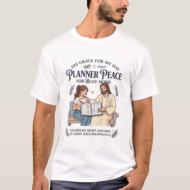 Camiseta Planificadora de Madre Educadora en Casa  (Anverso)