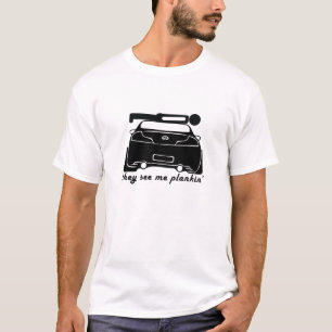 Camiseta Plankin en un cupé G35
