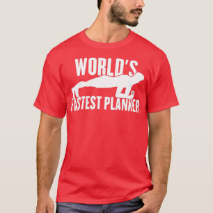 Camiseta Planking World Planker Gym Burgers