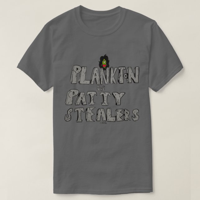 Camiseta Plankton y los guardianes de la Patty  (Diseño del anverso)