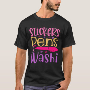 Camiseta Plannin de planificación de vida para pegatinas Pe