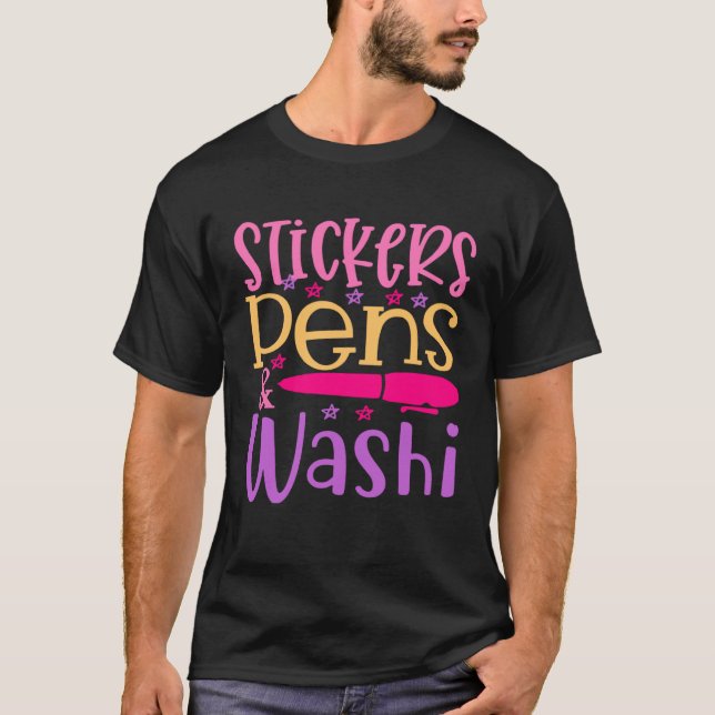 Camiseta Plannin de planificación de vida para pegatinas Pe (Anverso)