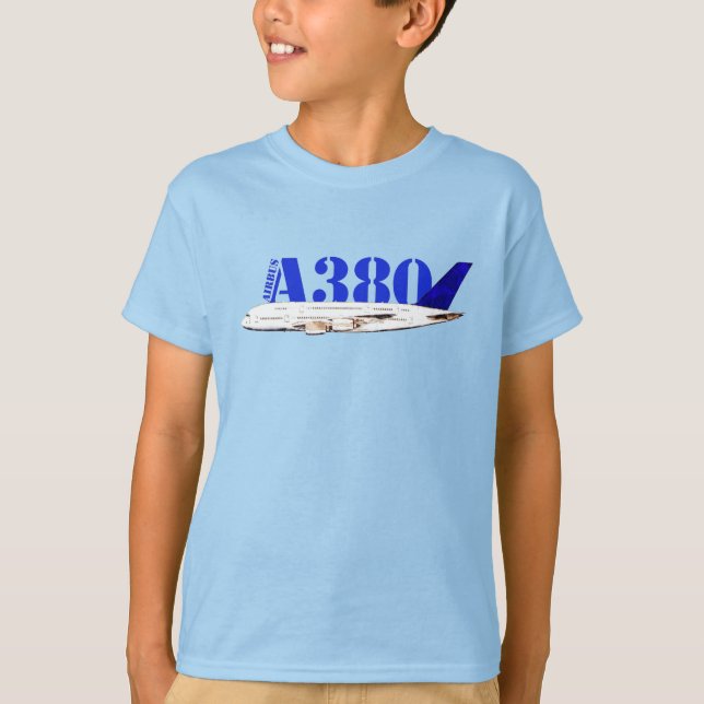 Camiseta Plano acuático Airbus A380 (Anverso)