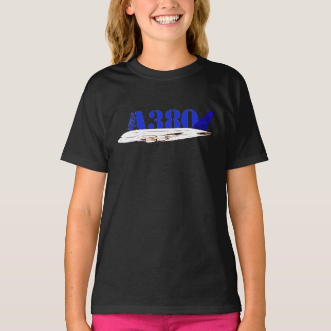 Camiseta Plano acuático Airbus A380 (Anverso)