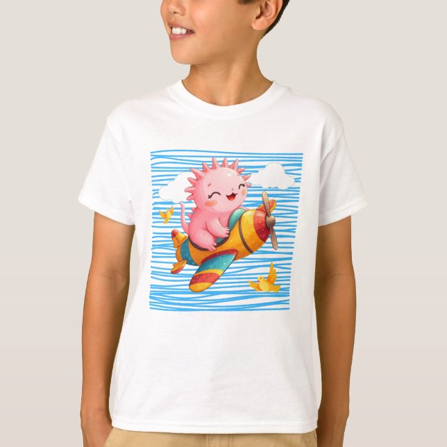 Camiseta Plano Axolotl (Anverso)