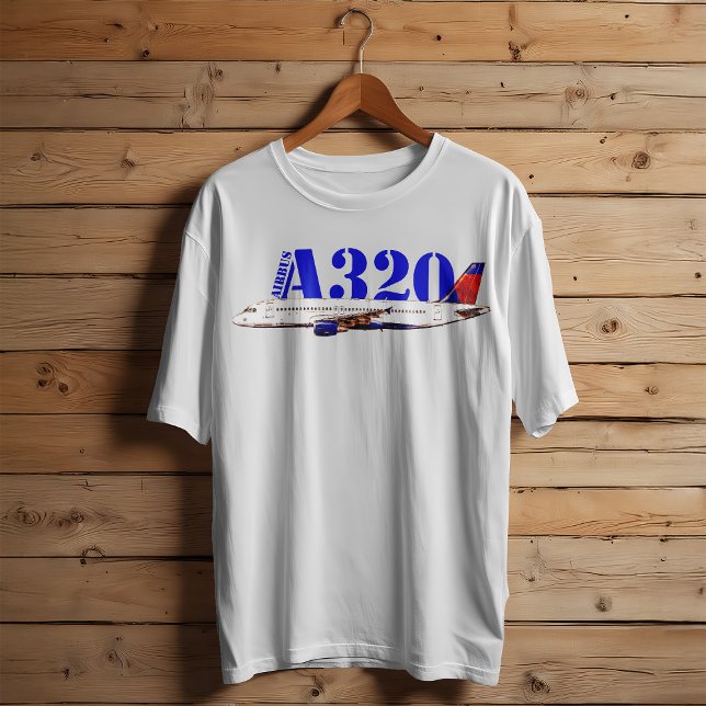 Camiseta Plano de acuarela Airbus a320 (Subido por el creador)