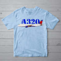 Plano de acuarela Airbus a320