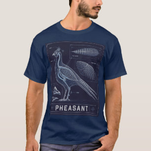 Camiseta Plano de Anatomía de Faisán