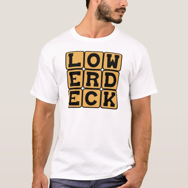 Camiseta Plano de asientos de la cubierta inferior (Anverso)