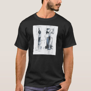 Camiseta Plano de coche de carreras de Fórmula Ingeniería M