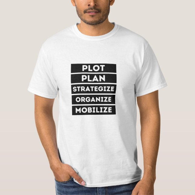 Camiseta Plano de lote Estrategia Organizar Movilizar (Anverso)