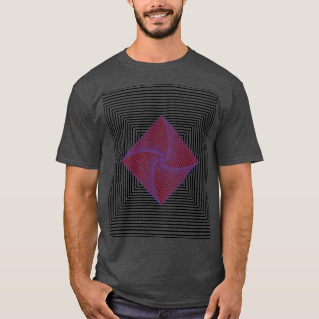 Camiseta plano geométrico (Anverso)