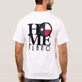 Camiseta Plano HOME Texas (impresión posterior)
