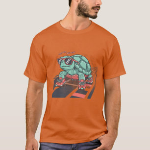 Camiseta Plano? Soy confuso - Tortuga divertida corriendo e