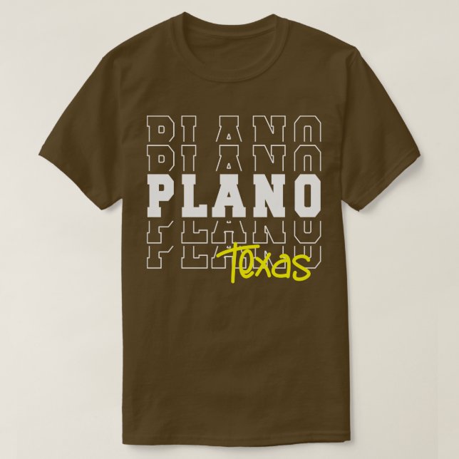 Camiseta Plano Texas Plano TX (Diseño del anverso)