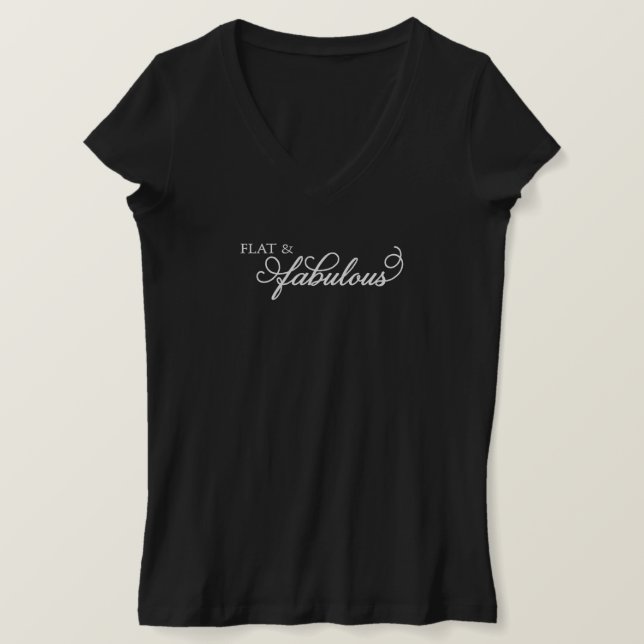 Camiseta Plano y fabuloso (Anverso del diseño)