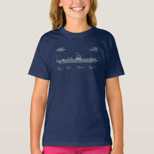 Camiseta Planos de construcción del USS Monitor ABD