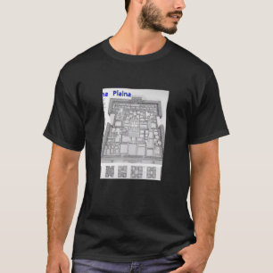 Camiseta Planos de Pumapunku Puma Punku Astronauta Antiguo 