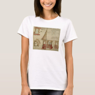Camiseta Plans for the Red House, Bexley Heath (pen and ink