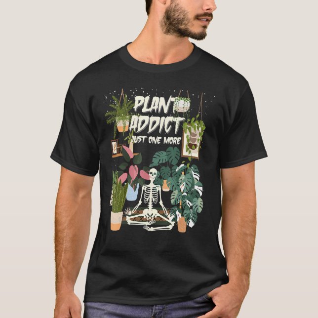 Camiseta Plant Addict Philodendron Micans Monstera Albo Hou (Anverso)
