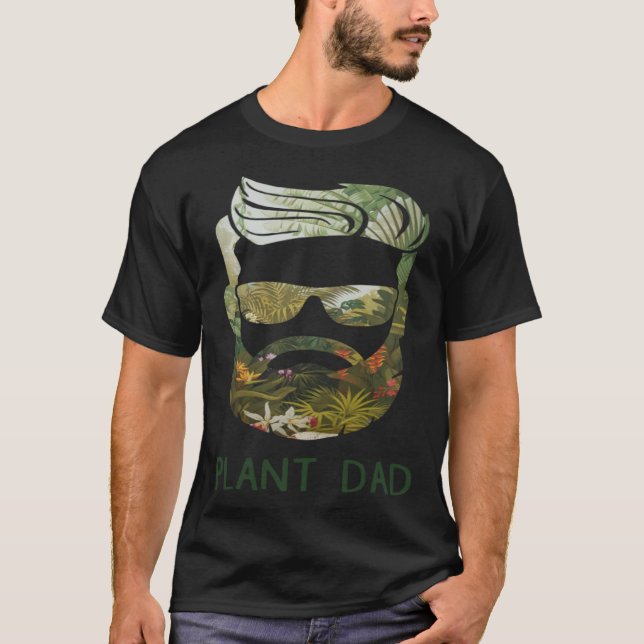 Camiseta Plant Dad Bearded Father s Day (Anverso)