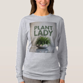 Camiseta Plant Lady Fern Silver Pot T-Shirt
