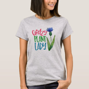 Camiseta Plant Lady succulent tee, moda botánica de moda