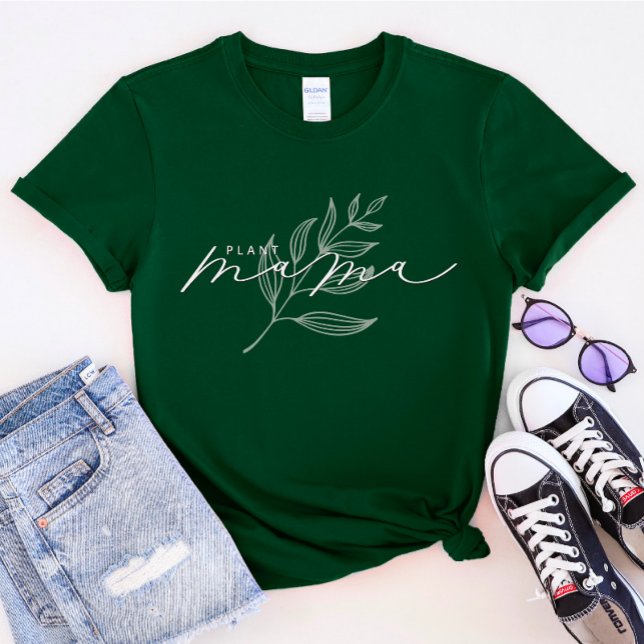 Camiseta Plant Mama Cute T-Shirt (Subido por el creador)