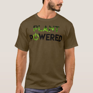 Camiseta Plant Powered T-Shirt  Vegan  Men and Women