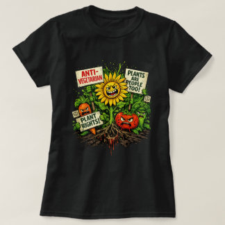Camiseta Plant Rights Protest – Angry Veggie Revolution