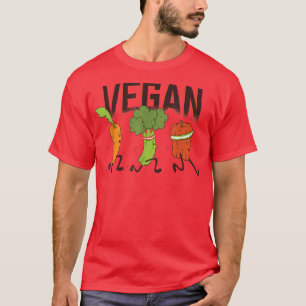 Camiseta Plant Vegetarian Tomato Run Carrot Broccoli Vegeta