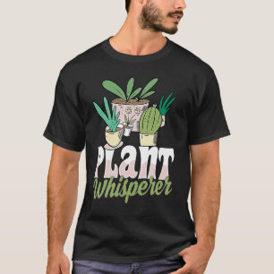 Camiseta Plant Whisperer Cute Suculento Cactus Gard Interio