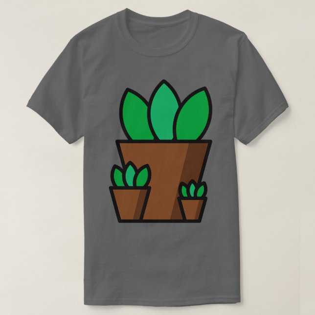 Camiseta planta (Diseño del anverso)