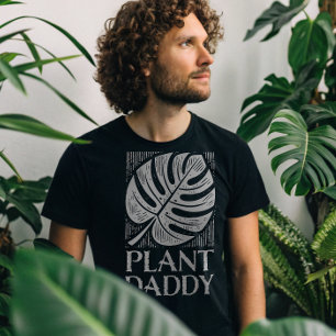 Camiseta Planta Daddy Monstera Leaf House Lover