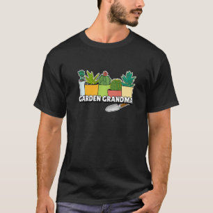 Camiseta Planta De Abuela De La Abuela Del Jardín Y Palas