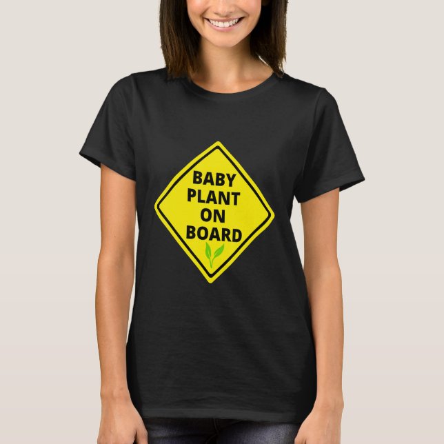 Camiseta Planta De Bebés A Bordo (Anverso)