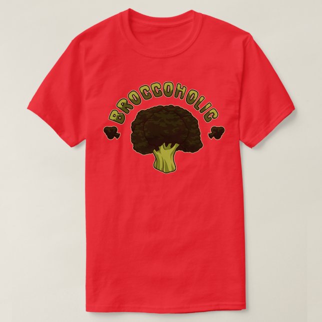 Camiseta Planta de brócoli vegetal vegetales (Diseño del anverso)