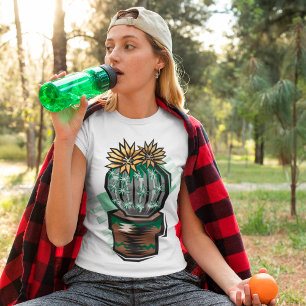 Camiseta Planta De Cactus En Una Caza