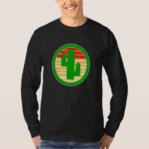 Camiseta Planta de Cactus Verde Serape Estética de la puest