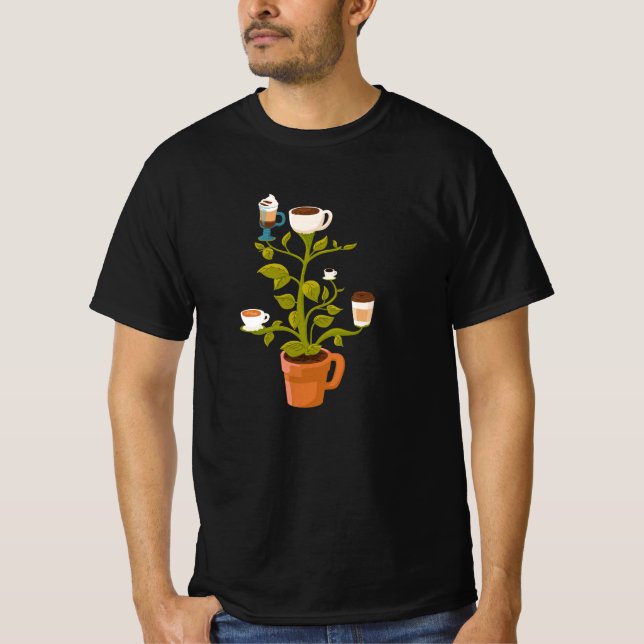 Camiseta Planta de café (Anverso)