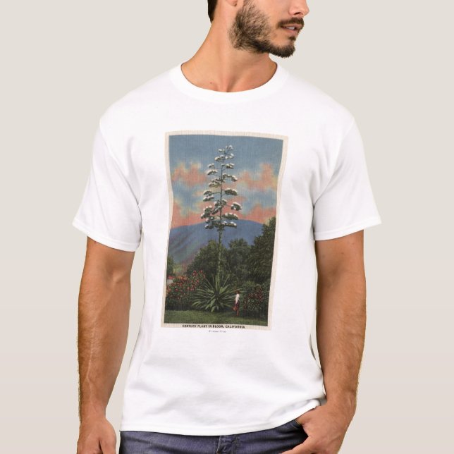 Camiseta Planta de CaliforniaCentury en la floración (Anverso)