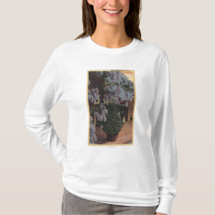Camiseta Planta de CaliforniaWisteria en la floración
