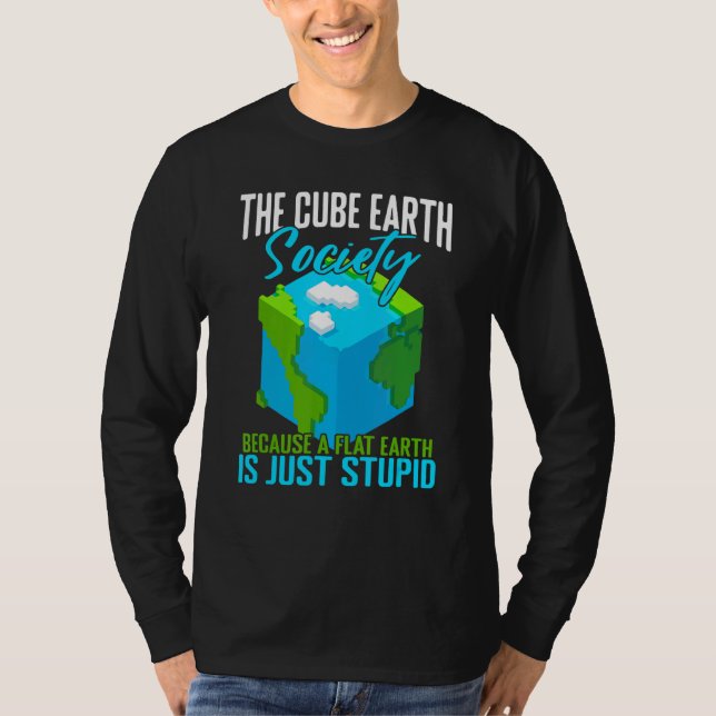 Camiseta Planta de conspiración para ciencia en el cubo de  (Anverso)