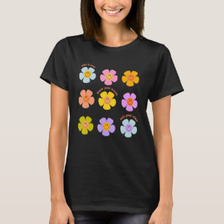 Camiseta Planta de Cota de Conciencia de Salud Mental Flor