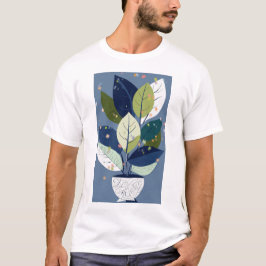 Camiseta Planta de crecimiento inspirada en Picasso