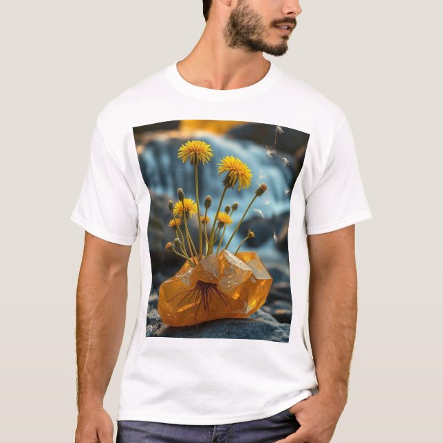 Camiseta planta de dandelia (Anverso)