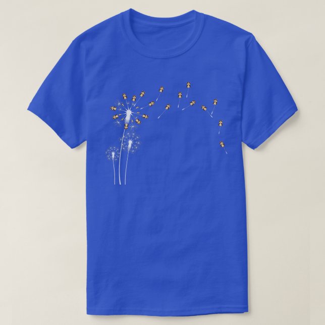 Camiseta Planta de flores de animales Dandelion Guinea Cerd (Diseño del anverso)